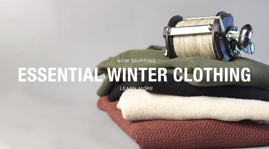 NOW SHIPPING ESSENTIAL WINTER CLOTHING.